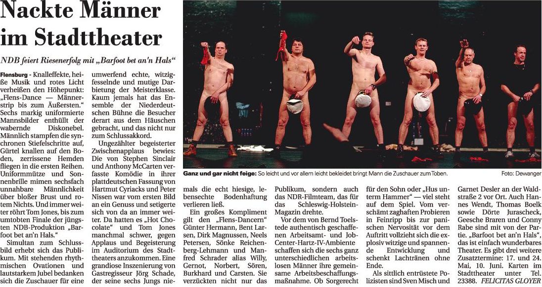 Auch dieses Bild stammt von den Proben darum hat Manni auch noch ein Shirt an